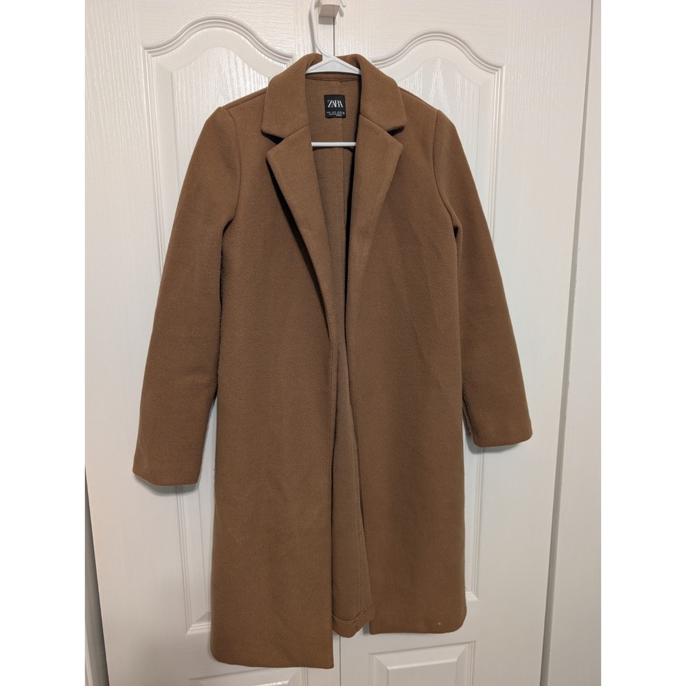 Zara Tan Camel Outerwear Coat Size S